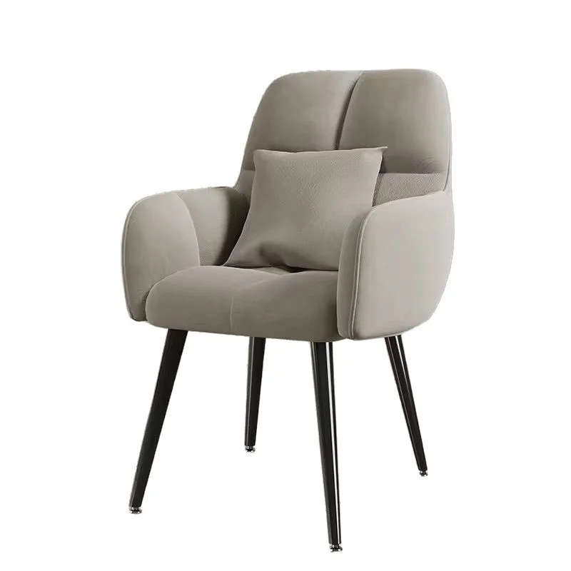 #¥Home Makeup Chair Creative Bedroom Chairs Light Luxury Soft Comfortable Dressing Chair Armrest