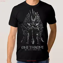 Sauron On The Iron Throne T Shirt Sizes dmm 150 long or short sleeves