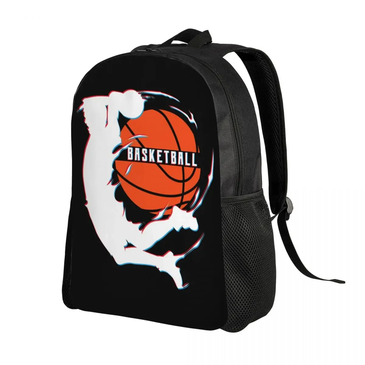 Custom 3D Printing Basketball Player Sports Lover Gift Backpack for Boys Girls College School Travel Bags Women Men Bookbag