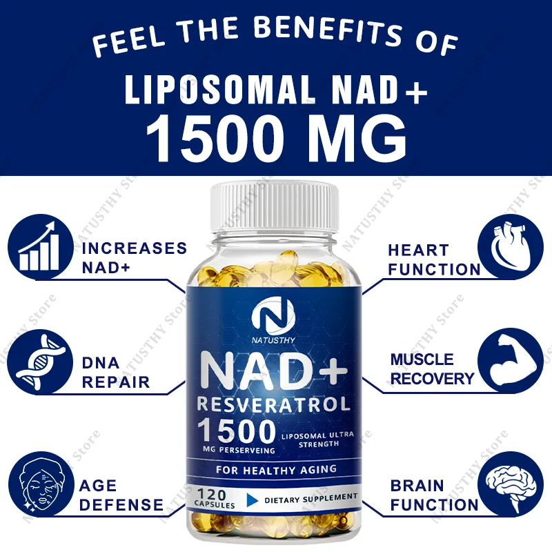 Cápsulas de NAD - Suplementos - Resveratrol Capsule Anti Aging reseña y precio
