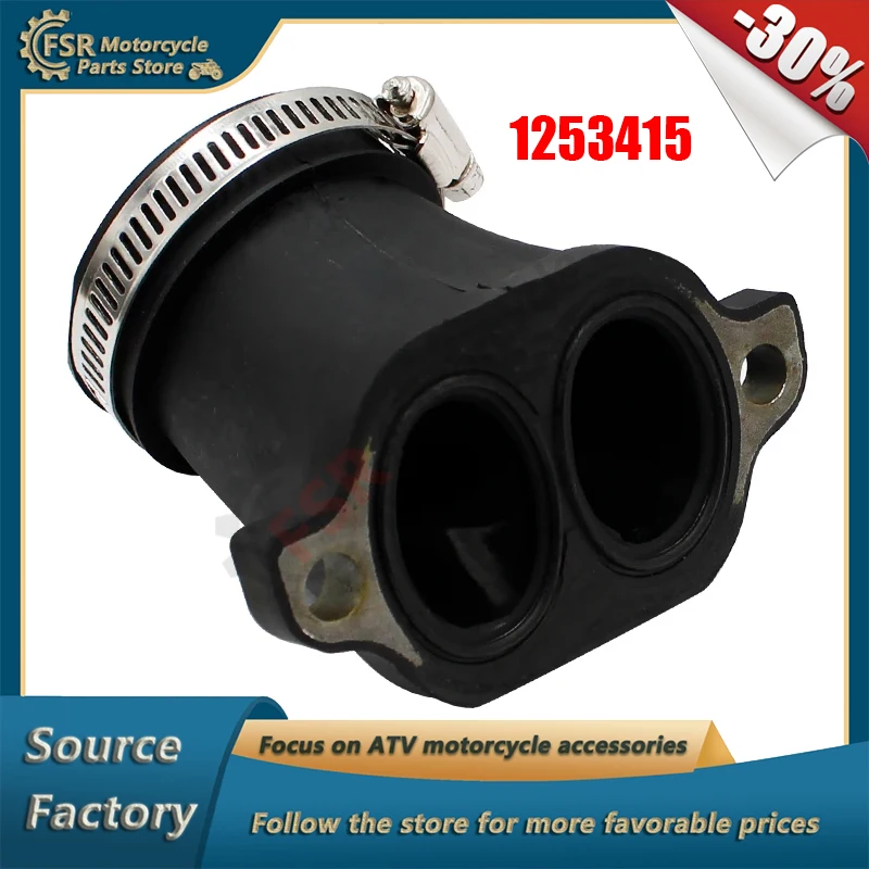 1253415 ADAPTER, CARBURETOR FOR POLARIS SPORTSMAN 600 700 MV MILITARY 02-10,QUAD PARTS