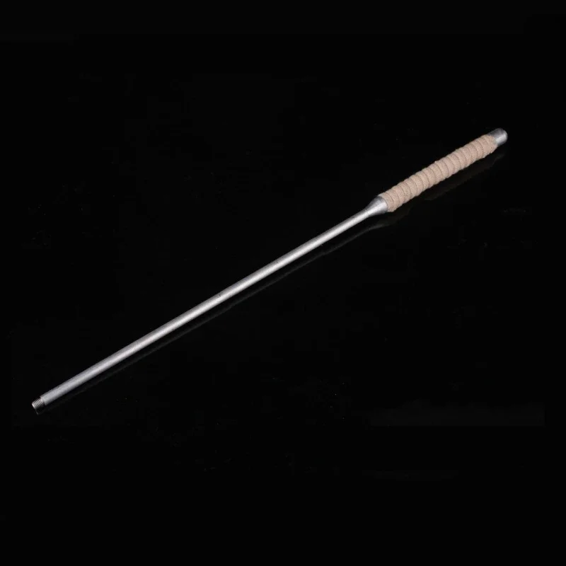 Flaming Torch To Cane Magic Tricks Black Red White Silver Color Metal Appearing Cane Stage Illusion Accessory Party Magic Show