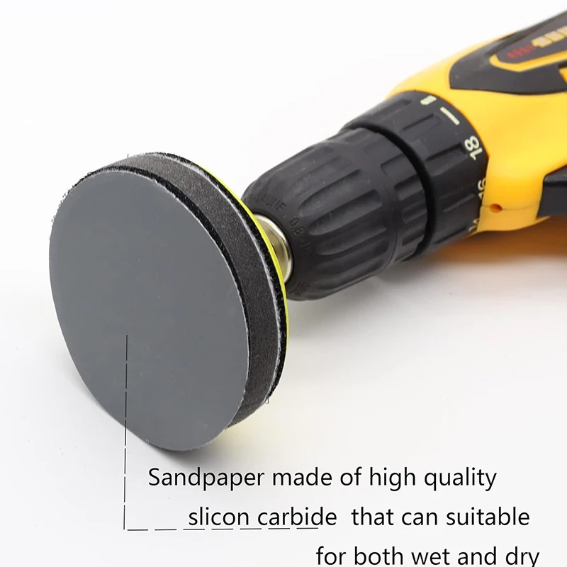 20 قطعة 3 بوصة 75 مللي متر مقاوم للماء الرطب الجاف قرص الطحن المعادن النجارة الرملي القرص أدوات اكسسوارات مصقول الصنفرة