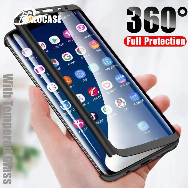 Luxury 360 Full Cover Protection Case For Xiaomi Redmi Note 9 10 8 8T 7 6 5 Pro 10S 9S 9T 9A 9C 8A 7A 6A S2 K20 Shockproof Cover