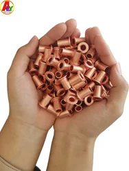 ALYTEST 10PCS Diesel Injector F00ZW00003 Copper Washer Genuine Heat Shield Cap for BENZ and CUMMINS  F00ZW00001