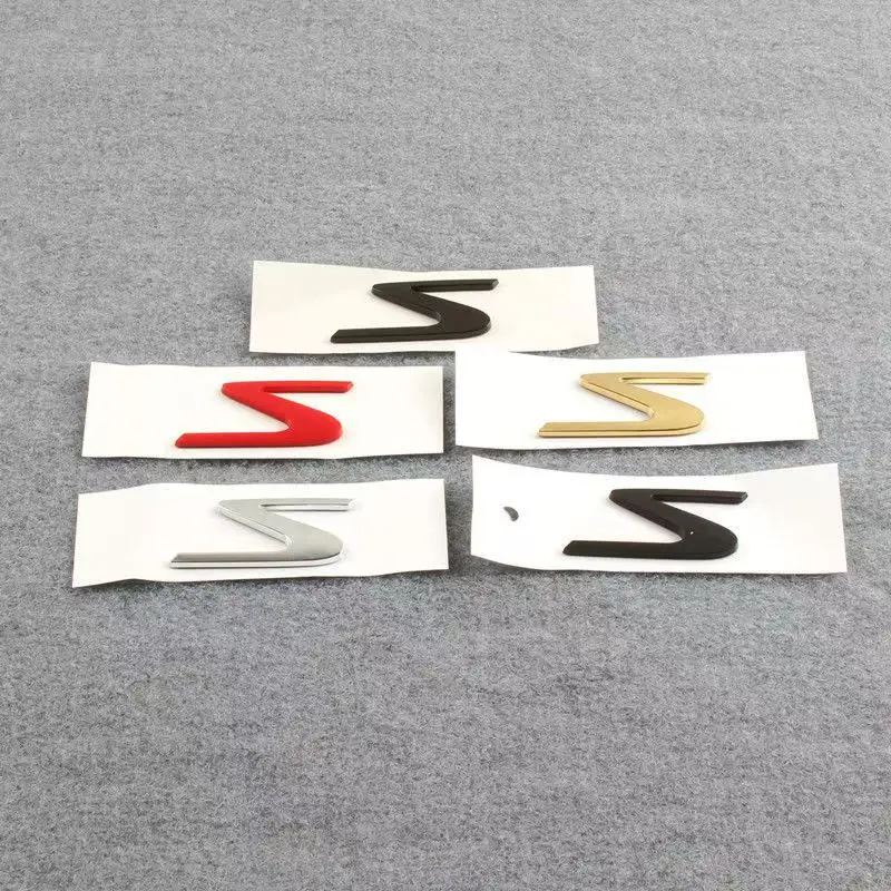 

ABS Car Rear Trunk Emblem Stickers Badge for Maserati S Logo Quattroporte Ghibli Levante Gransport Side Decal Auto Accessories