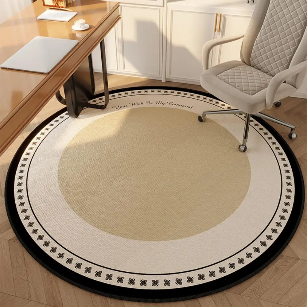 Carpet Vintage Round Rugs Dornier Light Luxury Premium Feeling Living Room Coffee Table Mats Checkroom Bedroom Floor Bedside