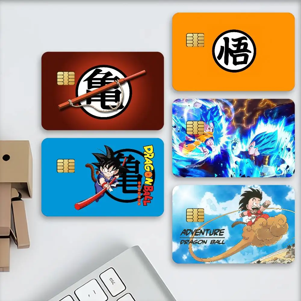 Anime D-Dragon B-Ball Laser Card Stickers For ID Cards Transit With Daily Commute School library Door Bank