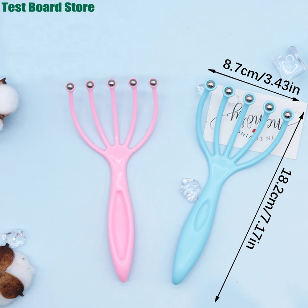 1 cat massage comb plastic five paw ball massager, a cat grooming tool used for pet massage and interaction