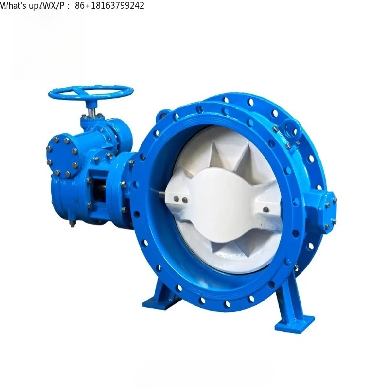 Фланцевый тип нового дизайна, двойной, три эксцентрика, большой размер Dn1200, 16-дюймовый дроссельный клапан с бабочками