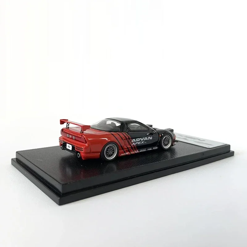 Modelo coletar 1:64 liga modelo carro nsx na1 veículo de corrida esportivo fundido-revestimento avvan ltd999