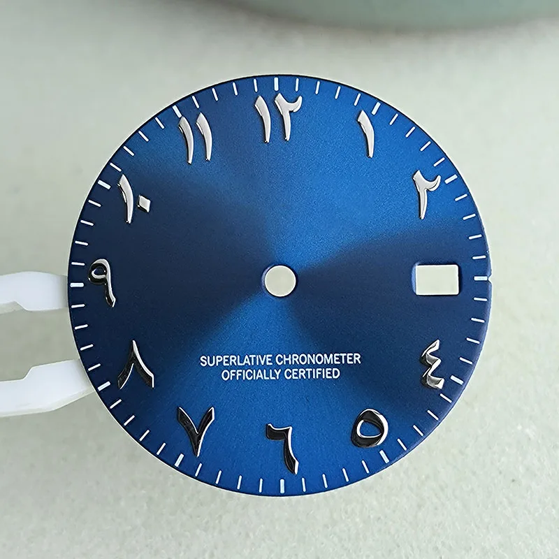 NH35 Dial NH36 Dial 28.5mm Arabic dial accessories for NH35 /NH 36 automatic mechanical movement watch accessories