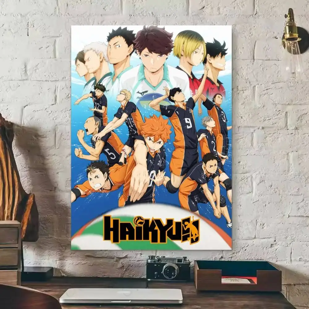Haikyu!! Manga hinata shoyo  Poster Waterproof HD Art Wall Decal Self-Adhesive Print