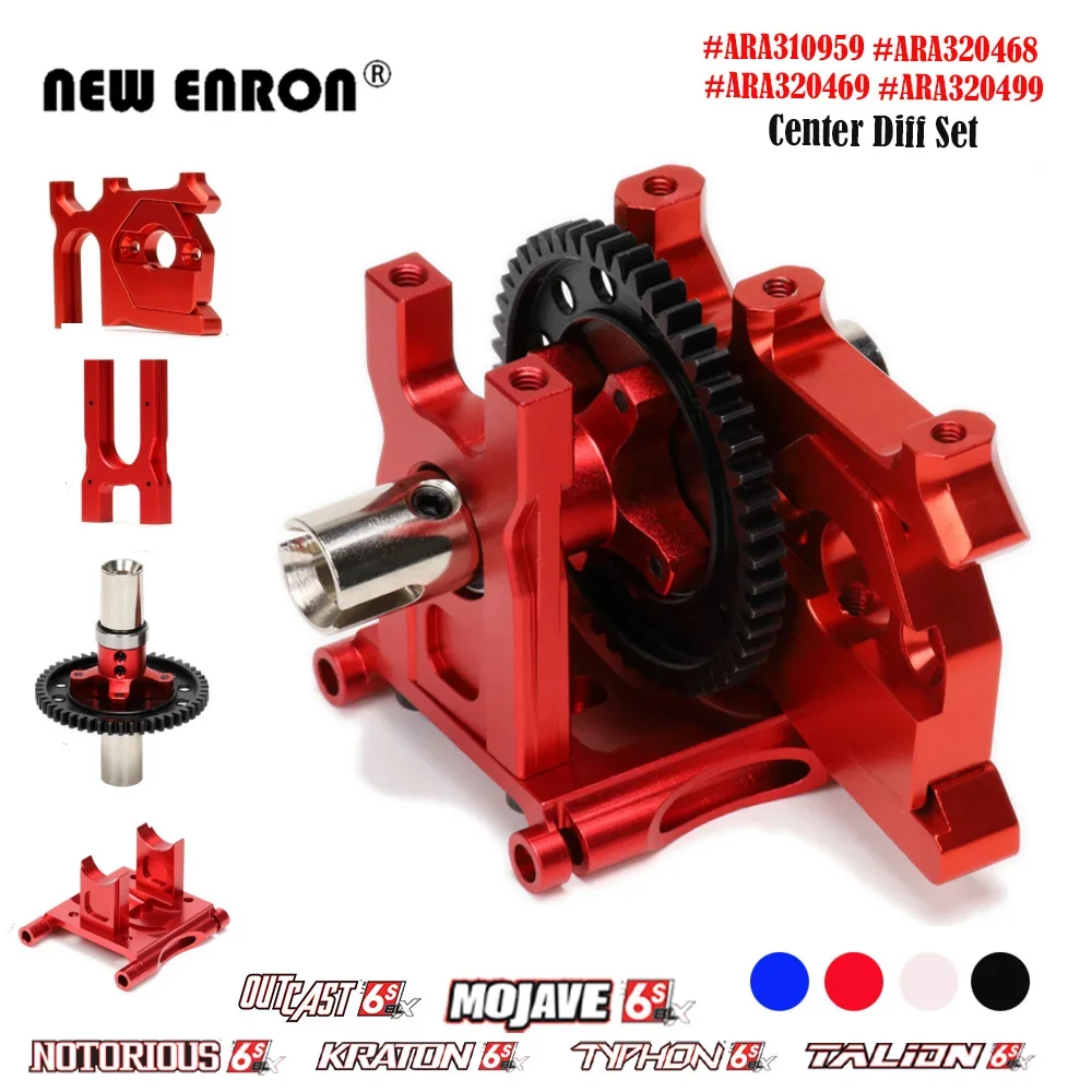 Straight Shaft Center Diff Set ARA310959 ARA320469 ARA320499 For RC Car Arrma 6S 1/7 1/8 Karton Typhon Outcast Talion Notorious