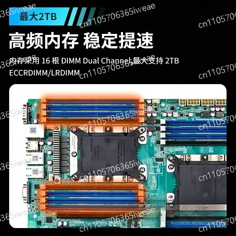 Motherboard LGA3647 4 GPU Slots X11DPG-QT Dual Socket Server