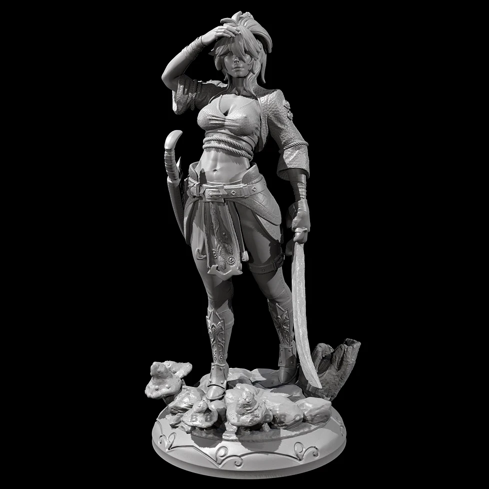The height of man 38mm 50mm 75mm  Resin soldier kits Need to self draw and assemble（3D Printing ）TD-6842/3D