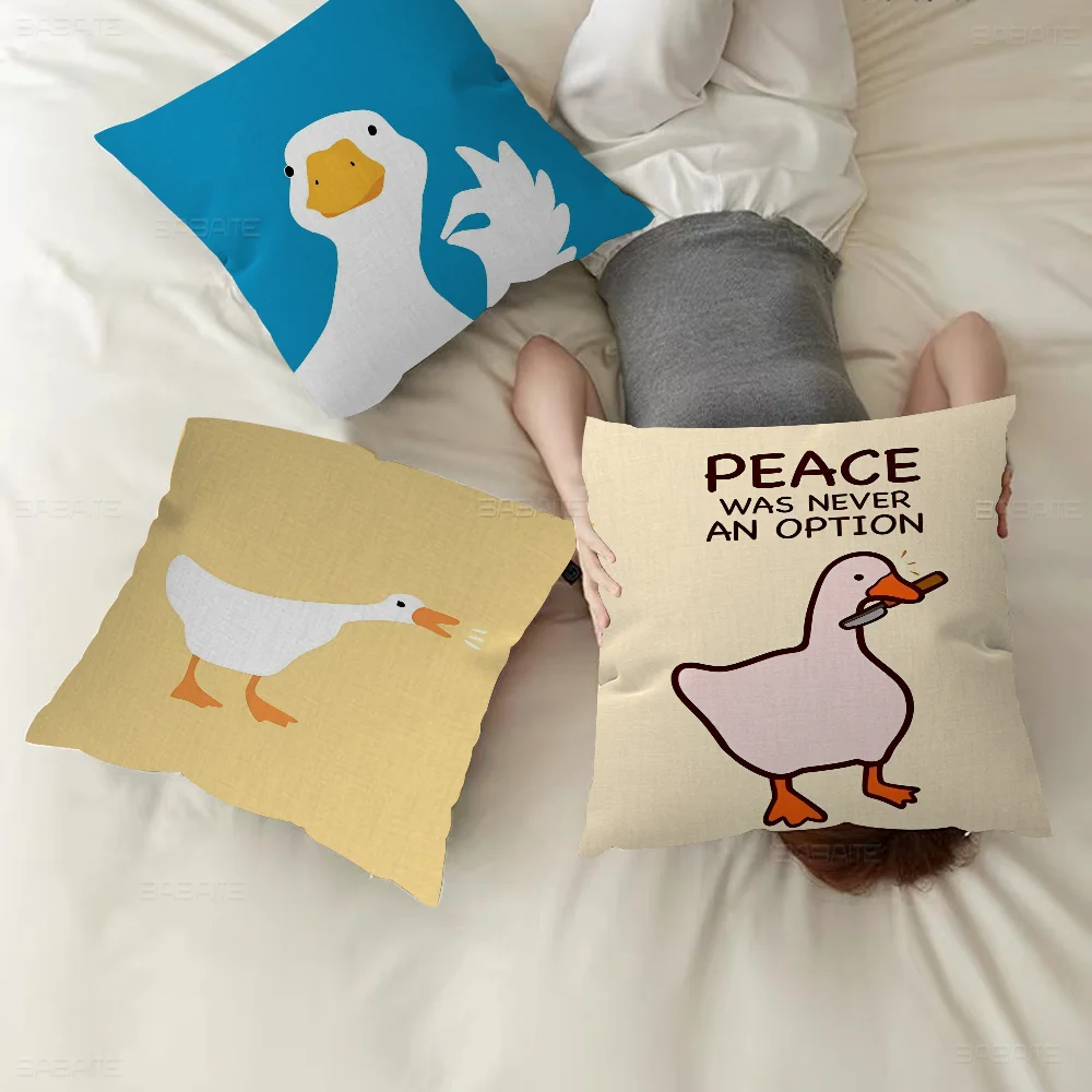 Cut Goose Cushion Cover Car Throw Pillow Case For Sofa Car Christmas Gift 40x40cm 45x45cm