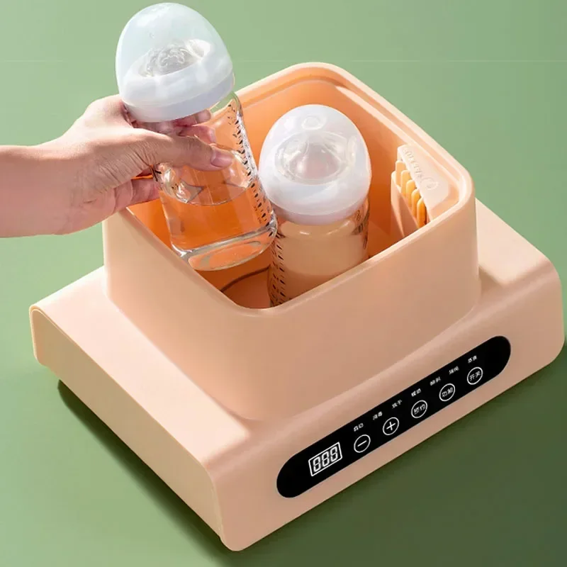 Baby Bottle Sterilization Machine with Drying and Warm Milk Three-in-one Milk Warmer Two-in-one Baby Special Cabinet Steam