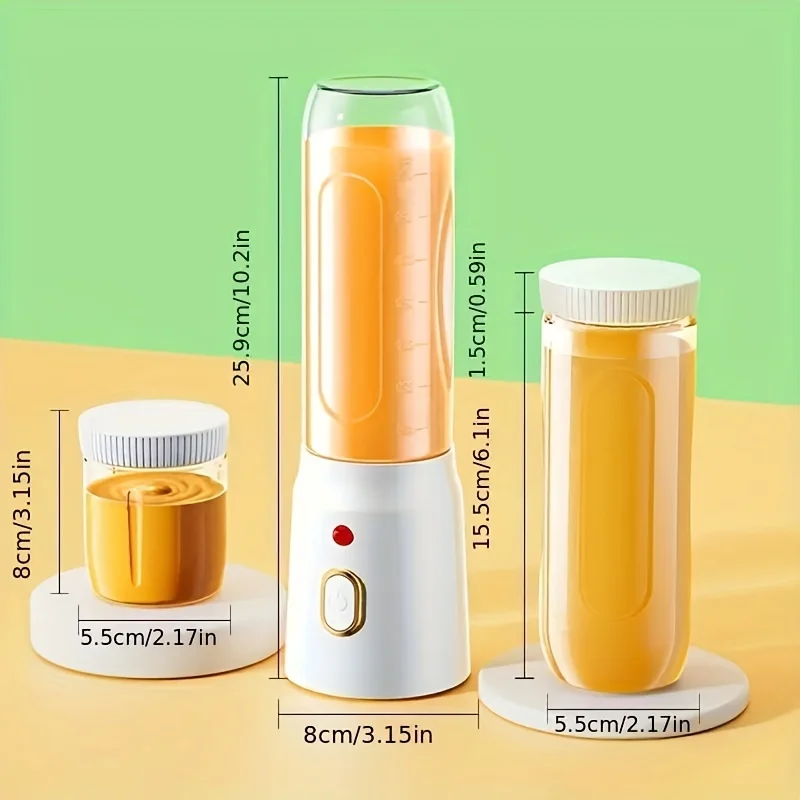 Xiaomi Electric Blender Juicer USB Fast Rechargeable Mixer Fresh Fruit Grinder Portable Multifunction Cup Shakes Smoothie Maker