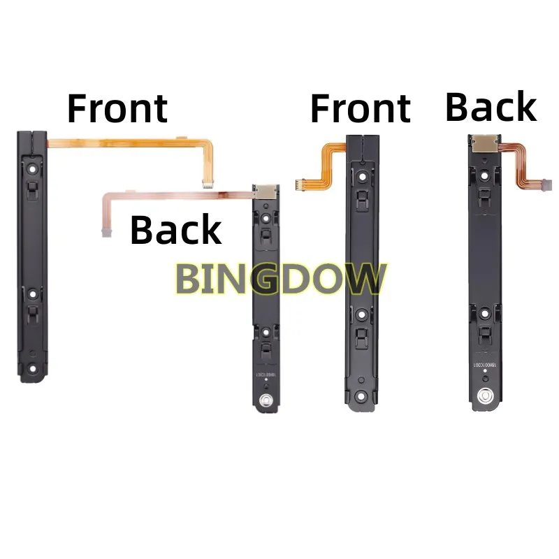 Soporte deslizante de riel de hierro izquierdo y derecho, repuesto Original con Cable flexible de Sensor para Nintendo Switch/consola OLED