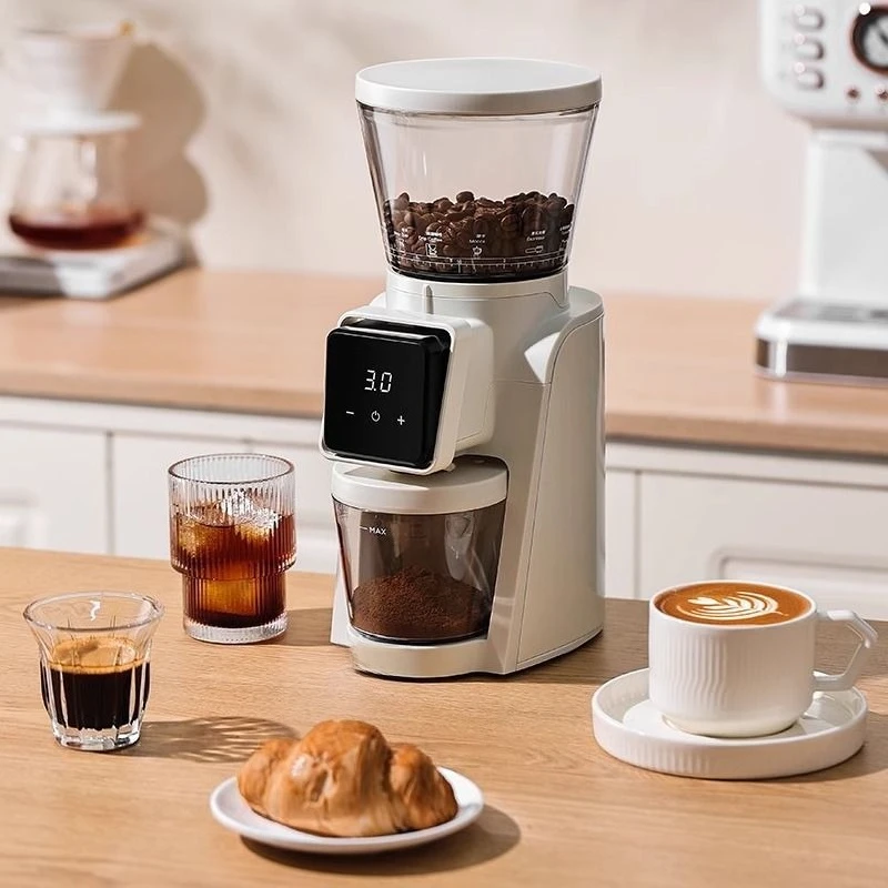 Electric grinder automatic coffee bean grinder home pour-over Italian grinding machine