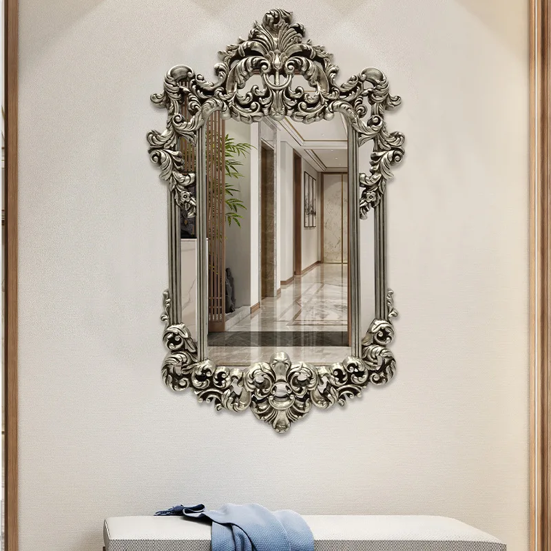 Bathroom Mirror Luxury Living Room Wall Decoration Cosmetic Mirror Wall Hanging Decor Spiegel Kawaii Room Decor Aesthetic