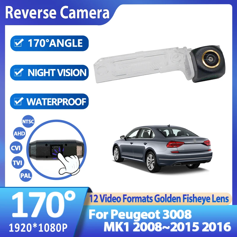 CCD HD AHD Fisheye Rear View Camera For Volkswagen Passat B6 2005~2010 CC 2008~2017 Car Reverse Parking Monitor Accessories