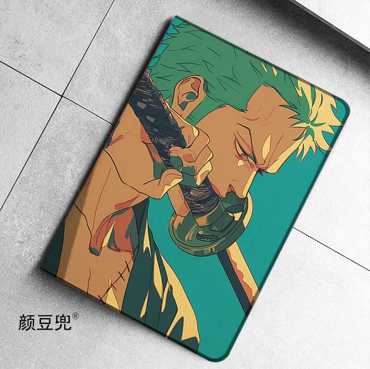 Roronoa Zoro Anime Case For iPad Air 3 4 5 10.9 Mini 5 6 Case Luxury Silicone For Pro 12.9 11 10.5 9.7 inch For iPad 10th Cases