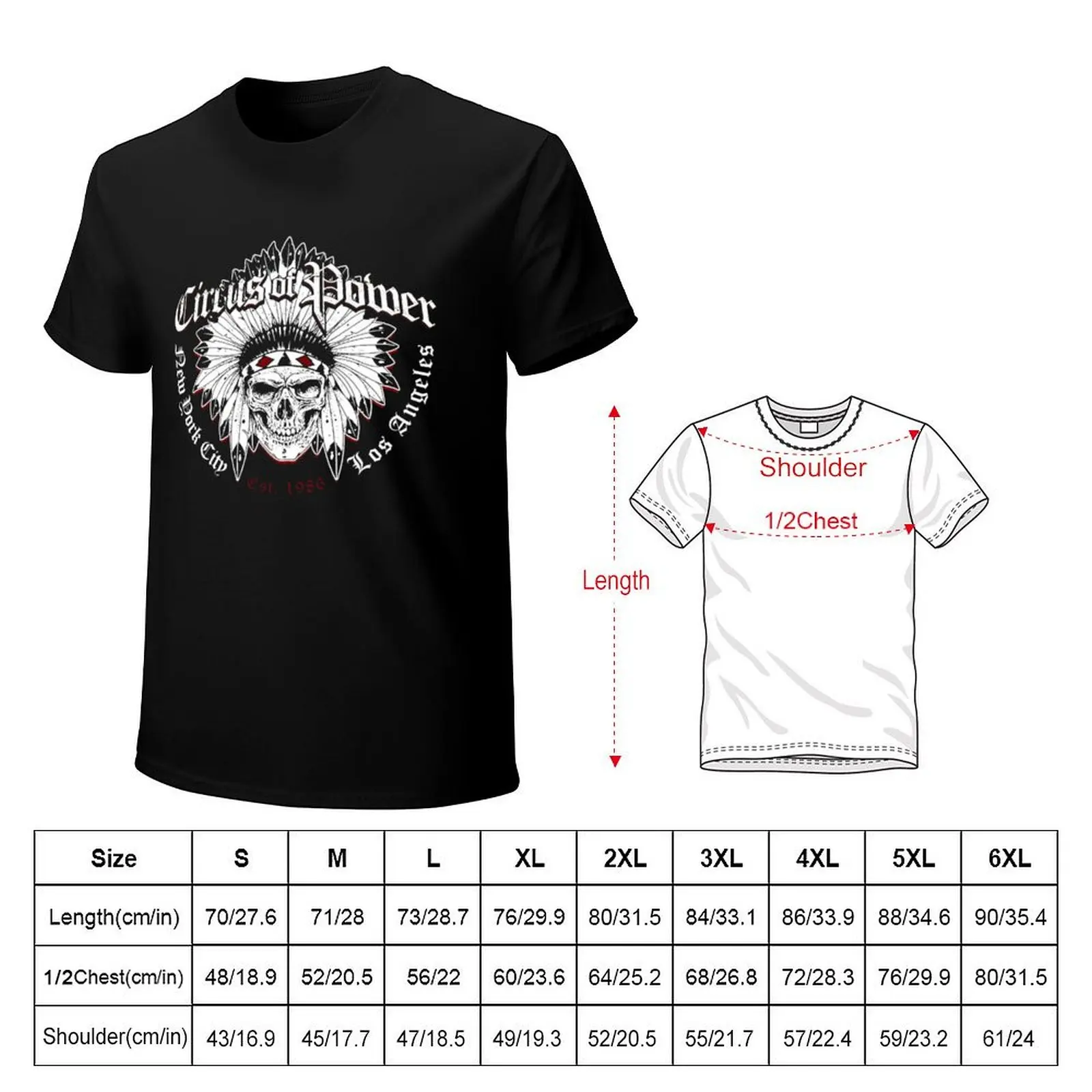 CIRCUS OF POWER T-Shirt Summer Print Short Sleeve Tee