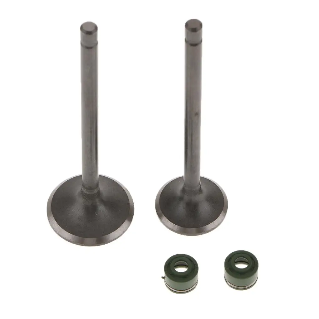 Intake Exhaust Valve Kit with Lifters & Valve Stem Seal for HONDA CG125