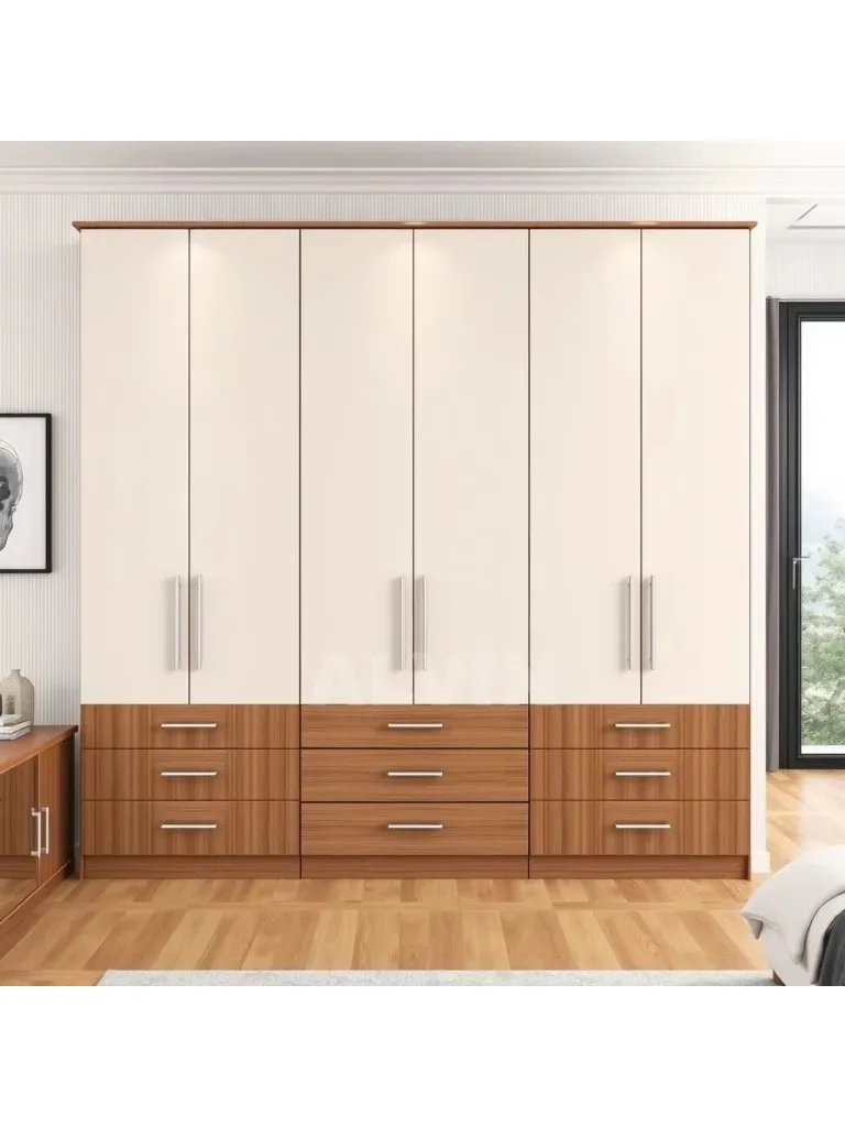 Walk-in Closet Foldable Wardrobe Furniture With Bedroom Cabinets Designed For Clothes Storage