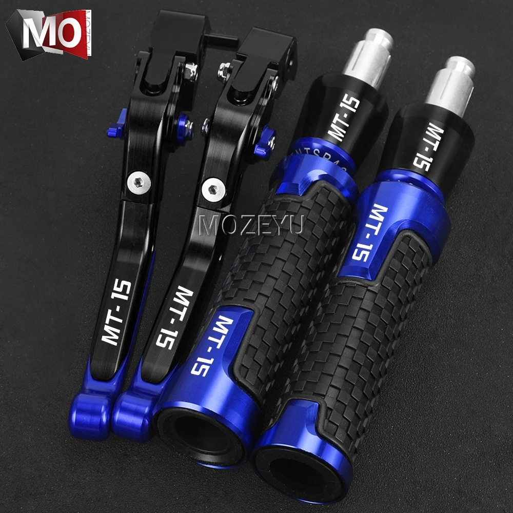 

For YAMAHA MT15 MSLAZZ 150 MT 15 MT-15 2015-2019 2020 2021 2022 2023 2024 Motorcycle Brake Clutch Levers Handlebar grips ends