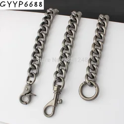 New old silver 17mm Aluminum Chain Roller metal Thick light weight chain for hand bags long strap replace