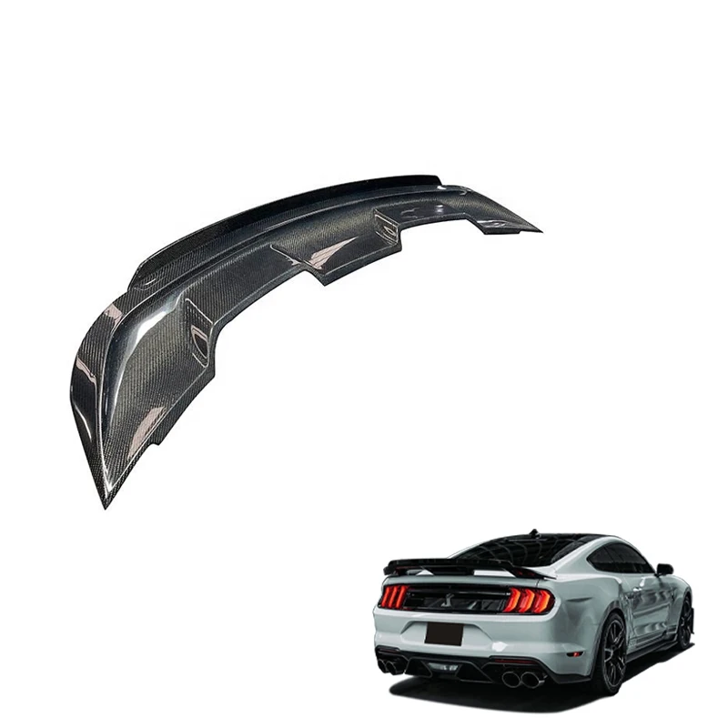 

Car Exterior Accessories Tail Wing 15-21 Mustang GT500 Carbon Fiber Rear Trunk Spoiler For Ford Mustang Rear Spoiler