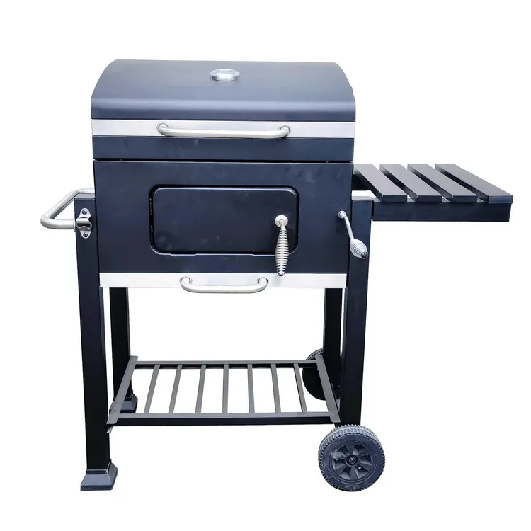 

* # CE Approval Charcoal Barbecue Grill Outdoor L Size Toronto Home Garden Patio Backyard Cooking Trolley BBQ Grill *