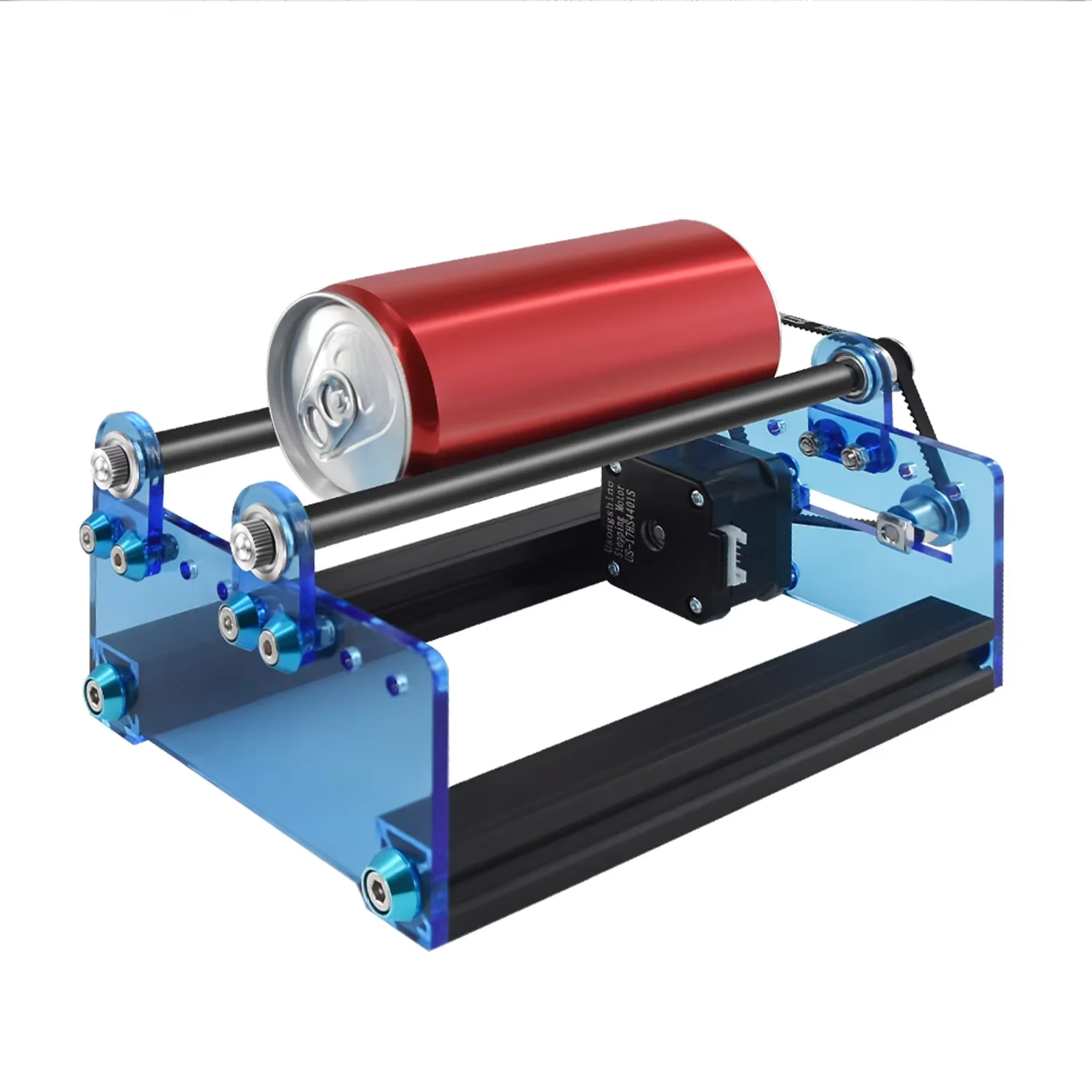 TwoTrees Laser Engraver Rotary Roller Y-Axis Laser Rotary 360 Degree Rotating For Engraving Cylindrical Objects Cans For TTS All