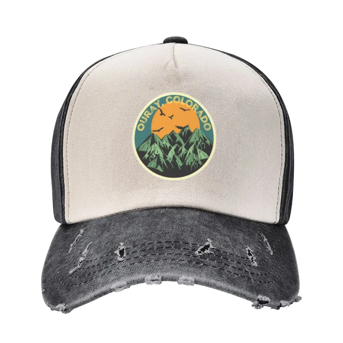 

Ouray Colorado Mountains Retro Vintage Baseball Cap Cosplay Fishing cap funny hat For Girls Men's