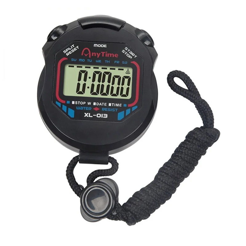 Waterproof Chronometer Handheld Pocket Stopwatch Professional Digital Sport Stopwatch LCD Timer Stop Watch Timer Tools