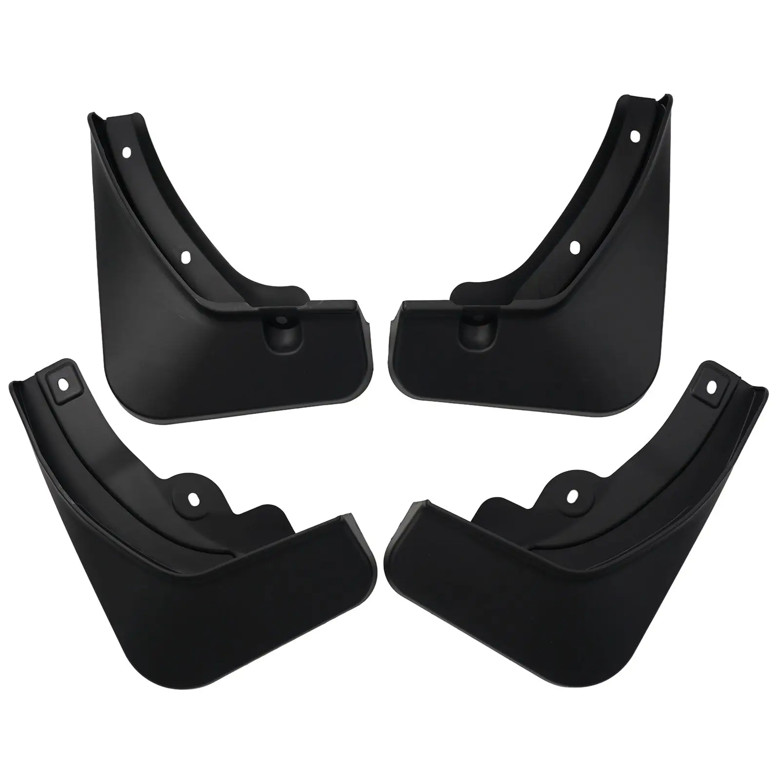 4Pcs Black Splash Guards Mud Flaps Guards For Hyundai Ioniq 5 2020+ Lightweight Tough Seamless Vehicle Styling Exterior Parts