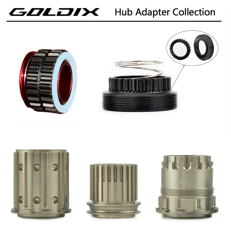 

GOLDIX Mountain Road Kies Bike Hub Adapter for M370 310 180 Series for MTB Road HG XD MS 11S 12S bike hub accessories