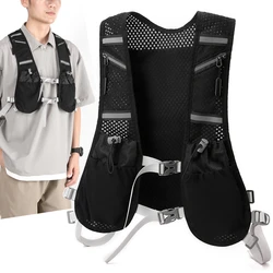 Reflective Design Men Chest Rig Bags Hip-hop Streetwear Unisex Chest Pack Tactical Vest Multi-pocket Tool Storage Sport Backpack