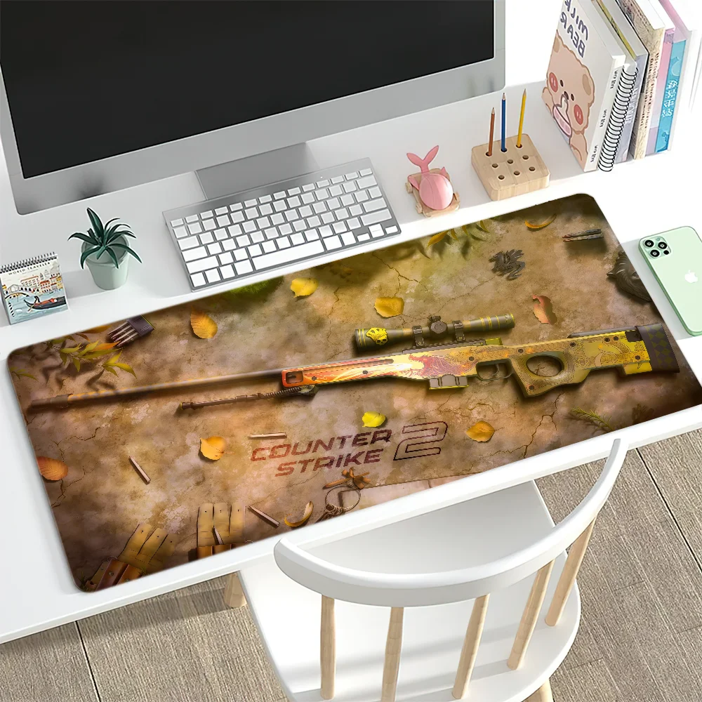 2 C-عداد ماوس الوسادة سترايك مكافحة فراي المنزل مخصص مريح مكتب المطاط كبير مكتب حصيرة ألعاب لوحة المفاتيح الكمبيوتر اطلاق النار عدم الانزلاق
