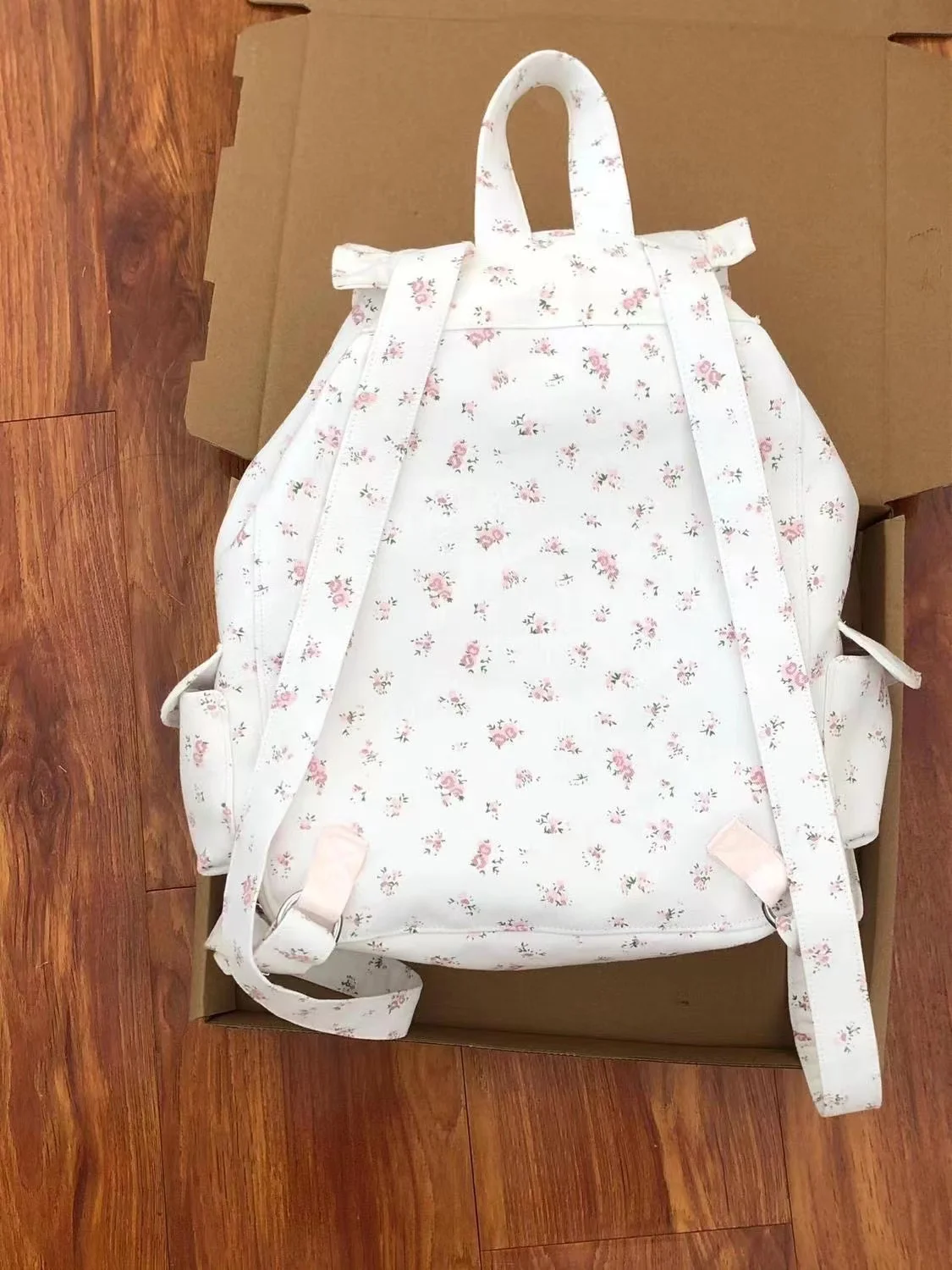 Sac à bandoulière plissé doux pour filles, sacs en toile florale, conception de niche coréenne, grande capacité, nouveau