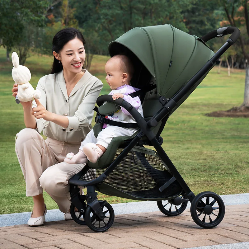 Yy Stroller Can Sit and Lie Portable Foldable Two-Way Trolley