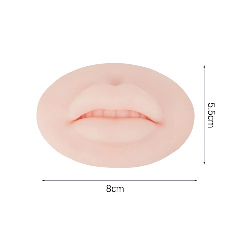 1PC Microblading Lip Skin 5D Lips Practice Silicone Skin For Beginner Training Tattoo