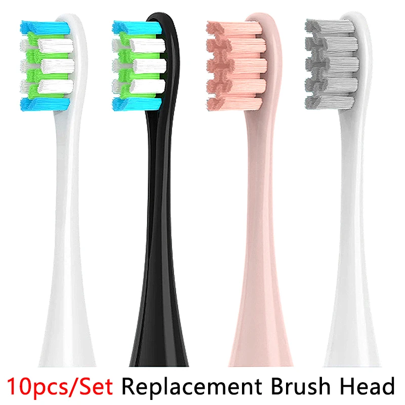 

10PCS Replacement Brush Heads for Oclean X/ X PRO/ Z1/ F1/ One/ Air 2 /SE Sonic Electric Toothbrush DuPont Soft Bristle Nozzles