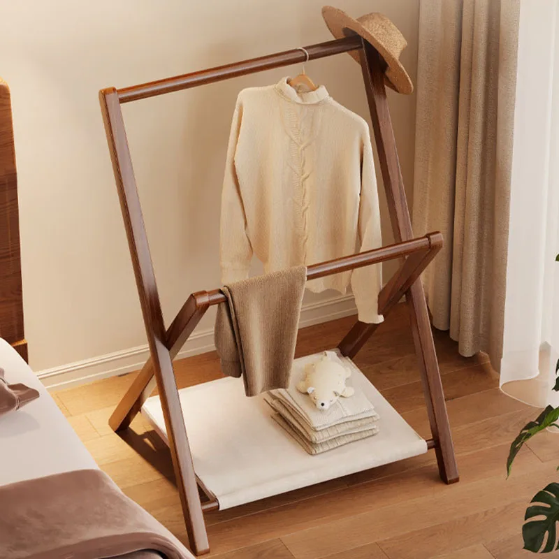 

Floor Bedroom Coat Racks Wall Dress Minimalist Open Wooden Coat Racks Modern Evening Dress Arara De Roupa Living Room Furniture