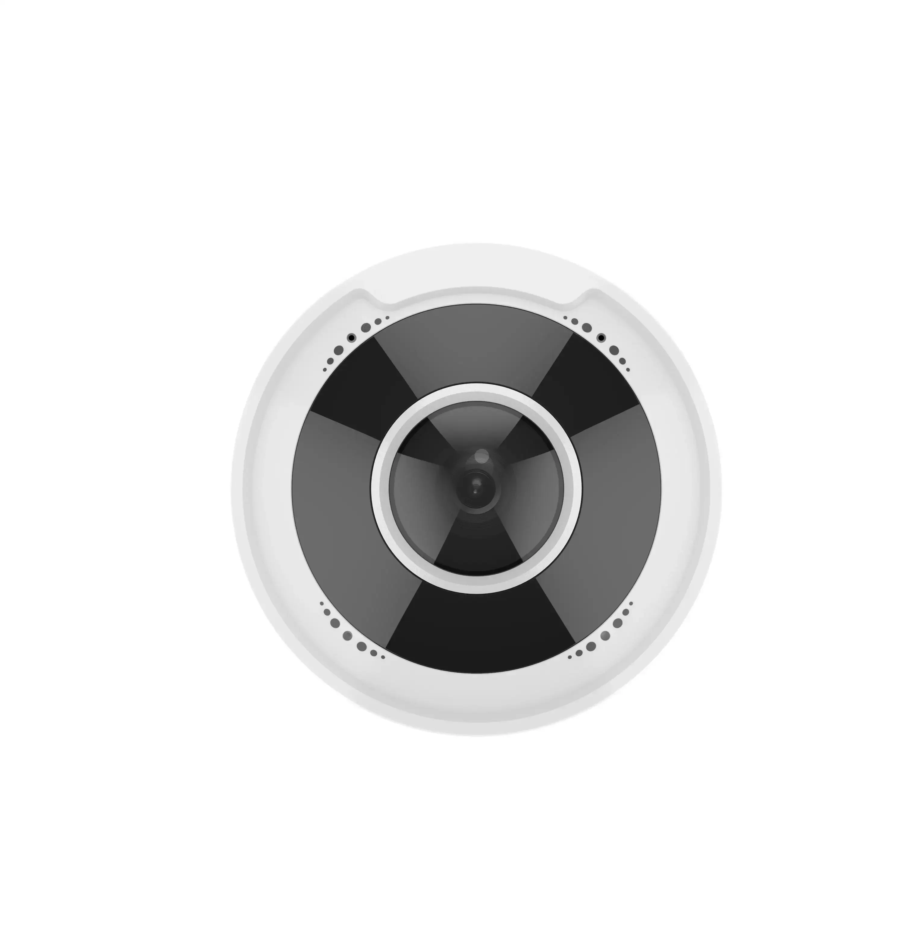 

5MP Panoramic IR Fixed Fisheye Network Camera App GuardViewer Plag and Play on Multi NVR MIC Fisheye View 360° Panorama