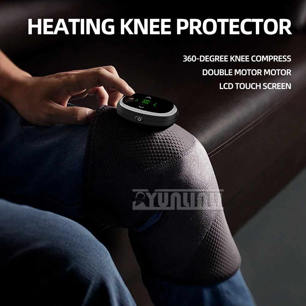 

Heated Knee Massager Shoulder Brace Adjustable Vibrations