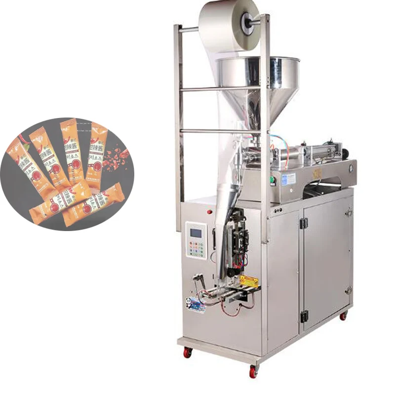 

Ketchup Shampoo And Cream Sauce Automatic Packaging Machine Sauce Filling And Sealing Machine 15-20 Bags Of One Minute